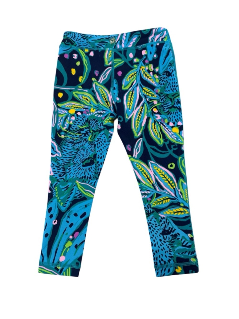 Lilly Pulitzer Luxletic Leggings in Little Girls size 2-3. Excellent condition - Picture 2 of 8